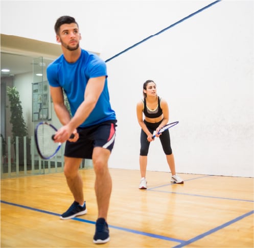 Indoor Badminton Court